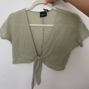 Urban Outfitters Cropped Tie Up